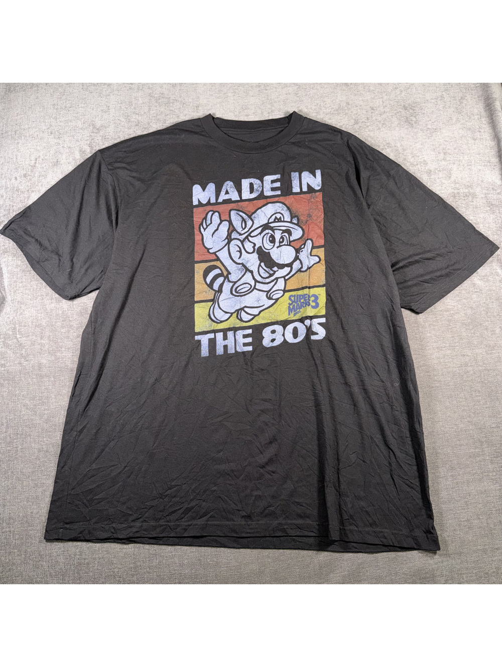 Vintage Nintendo Super Mario 3 'Made in the 80's' Graphic T-Shirt